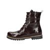 Schnürstiefelette ANDREA CONTI "Andrea Conti Stiefelette Leder", Damen, Gr. 40, rot (burgundy), Leder, casual, Schuhe