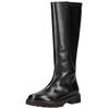 Stiefel GEOX "Geox Stiefel Leder/Synthetik", Damen, Gr. 41, schwarz, Leder, Synthetik, casual, Schuhe