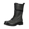 Schnürstiefel JOSEF SEIBEL "Josef Seibel Stiefel Leder", Damen, Gr. 38, grau (asphalt), Leder, casual, Schuhe
