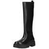 Stiefel GEOX "Geox Stiefel Leder/Synthetik", Damen, Gr. 36, schwarz, Leder, Synthetik, casual, Schuhe