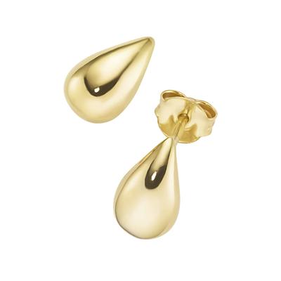 Paar Ohrstecker "in Tropfenform, Silber 925", gold, GIORGIO MARTELLO MILANO, Ohrringe, Damen, Silber 925 (Sterlingsilber) Image