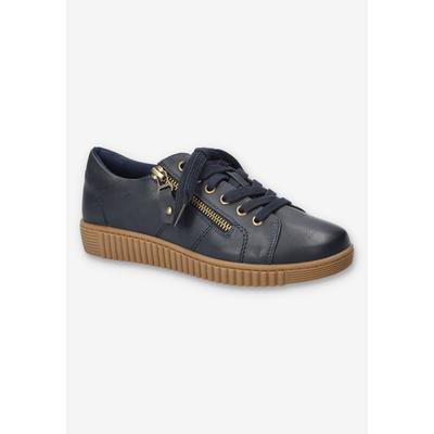 Women's Novie Platform Sneaker by Easy Street in Navy (Size 9 M)