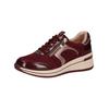 Sneaker CAPRICE "Caprice Sneaker Leder", Damen, Gr. 40, rot (bordeaux), Leder, casual, Schuhe