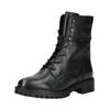 Schnürstiefelette GEOX "Geox Stiefelette Leder", Damen, Gr. 41, schwarz, Leder, casual, Schuhe