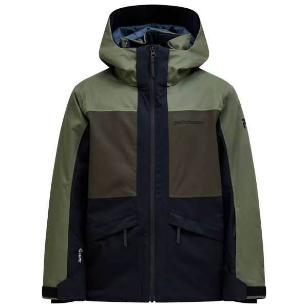 Peak Performance - Kid's Gravity Insulated Jacket - Skijacke Gr 140 schwarz/oliv