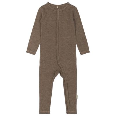 Mikk-Line - Kid's Wool/Bamboo L/S Suit - Overall Gr 62 braun Image