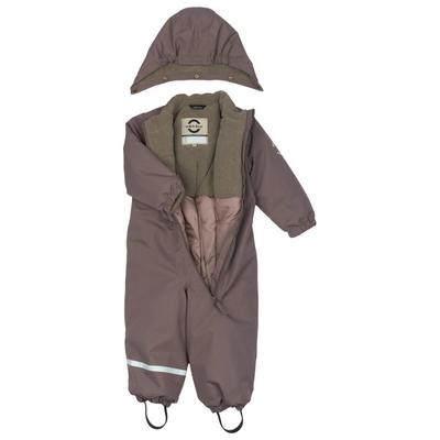 Mikk-Line - Kid's Snow Suit Solid - Overall Gr 98 braun/grau Image