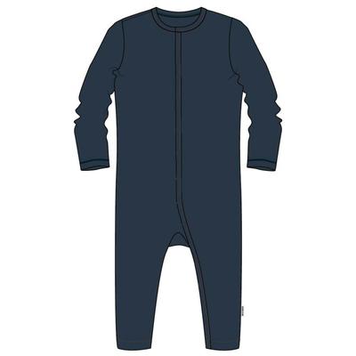 Mikk-Line - Kid's Wool/Bamboo L/S Suit - Overall Gr 56 blau Image