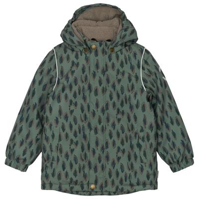 Mikk-Line - Kid's Winter Jacket AOP - Winterjacke Gr 128 oliv Image