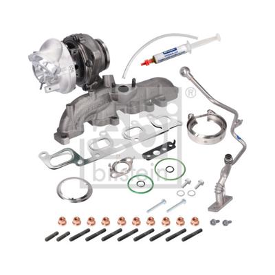 FEBI BILSTEIN Lader, Aufladung mit Ölzulaufleitung für SKODA VW SEAT AUDI 03L253016TS1 03L253016T 190348 Image