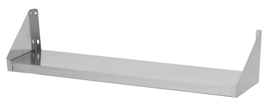 A&S polarny Gastro Wandregal Wandboard aus Edelstahl 800x300x20 mm 1 Ablage Image