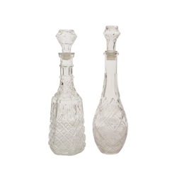 Karaffe Glas Glaskaraffe rund / eckig Ø 11 H37 cm 1 Stück