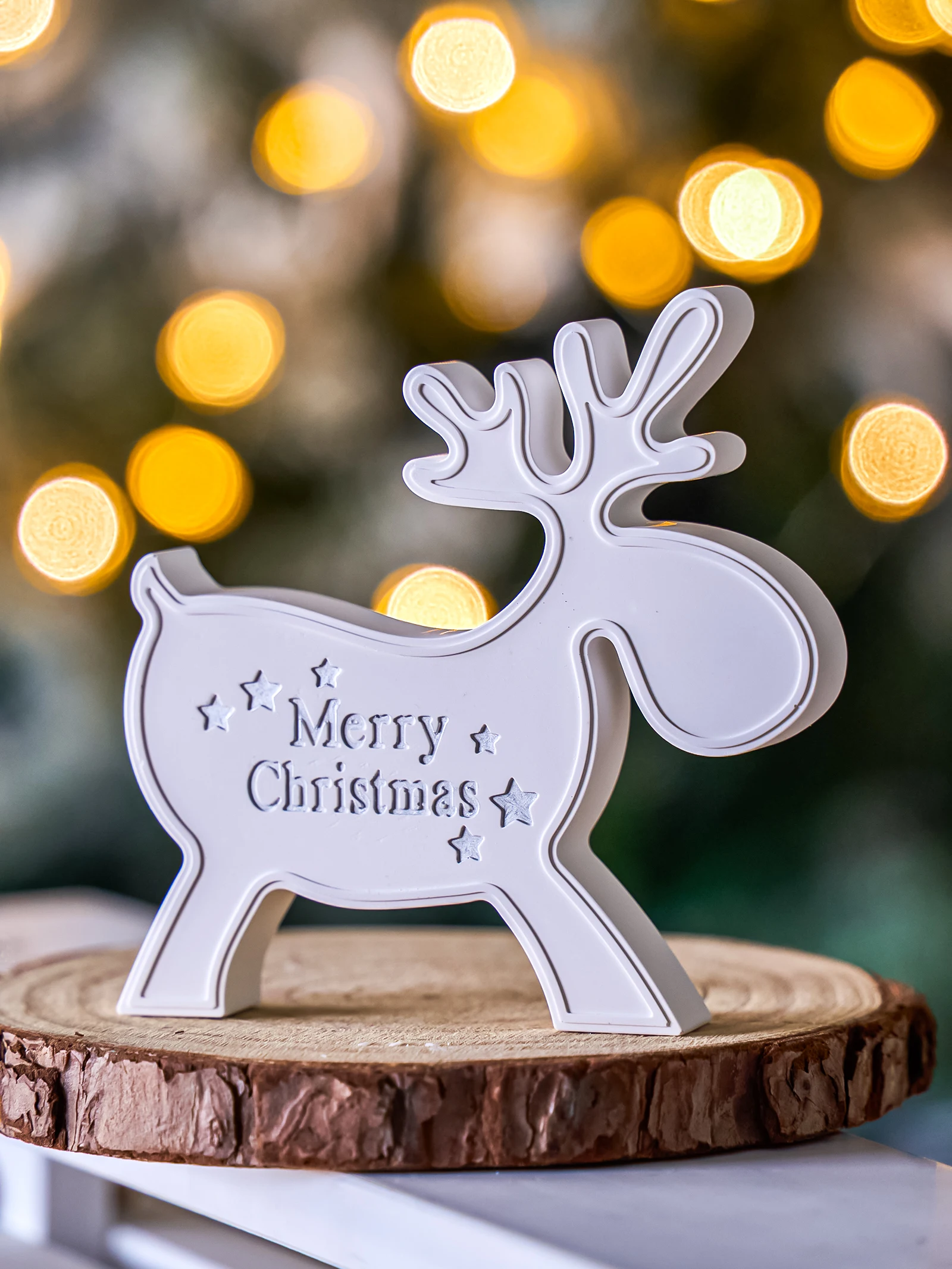 DIY Weihnachtsbaum Elch Aromatherapie Gips Silikonform handgemachte Seife Engel Trojanisches Pferd Kerze Gipsform Home Decor Geschenke Image