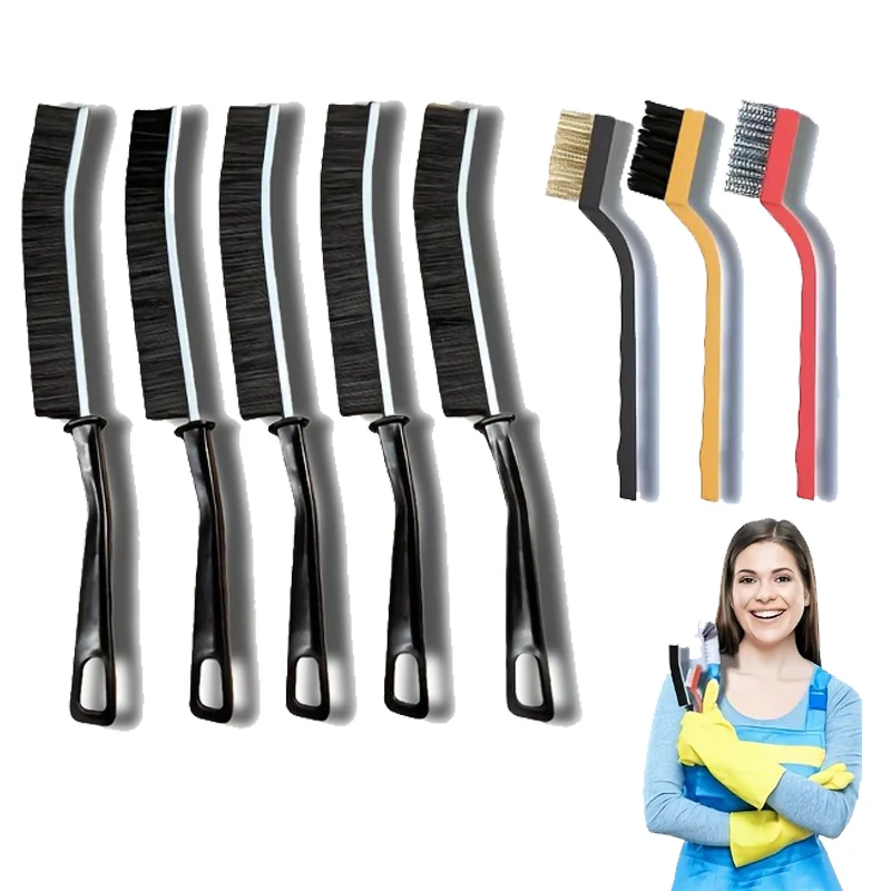Fugenreinigungsbürste, harte Borsten, Fugenlücke, saubere Bürste, Autoecken, Fensterrille, Küche, Fliesen, Nahtreinigungswerkzeuge