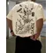 T-shirt stampate alla moda in stile giapponese, abbigliamento da uomo di alta qualità, abbigliamento sportivo casual, maniche corte da strada all