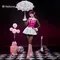 Mostro Draculaura Costume Cosplay Uniforme scolastica Pelle PU Hallowen Gioco di ruolo Abbigliamento Abbigliamento Donna Onlycos