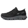 Skechers Herrenschuhe Sportschuhe Riemen Tägliches Pendeln Outdoor-Wanderschuhe 237622-Bkcc