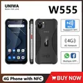 UNIWA W555 4G Versione globale Smartphone Android 12 5.71 pollici 3 GB + 32 GB Telefono cellulare 4000 mAh 13 MP NFC Cellulare SOS Pulsante PTT