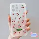 For OPPO A3 Pro A3X A80 A40M A78 A58 A38 A18 A17 A17K A16 A16S A54S A36 Phone Case Ice Mist Matte Cherry Bow Soft Cover