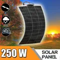 Kit pannello solare PET da 250 W/H Generatore solare a celle solari ricaricabili per esterni portatile con energia policristallina completa 18 V per la casa