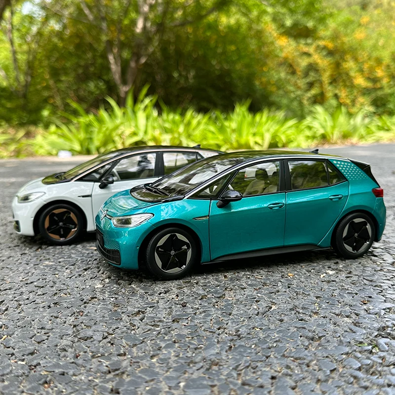 1:18 VW ID3 ID.3 SUV Legierung New Energy Automodell Druckguss Metall Elektrofahrzeuge Automodell Simulation Sammlung Kindergeschenke Image