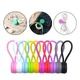 Fascette magnetiche riutilizzabili, organizer per cavi, fascette magnetiche in silicone per raggruppare oggetti, magneti per frigorifero con pennarelli per libri