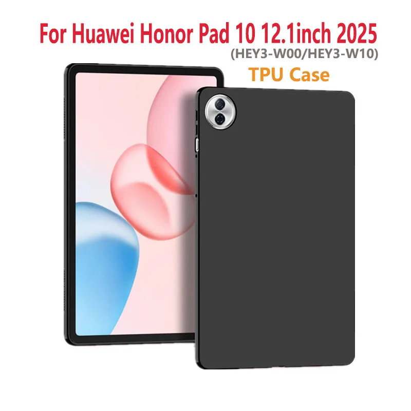 Per Huawei Honor Pad 10 12.1 pollici 2025 Custodia protettiva HEY3-W00/HEY3-W10 12.1 "Airbag Custodia morbida in silicone TPU Custodia per tablet Funda