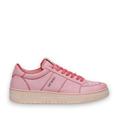 SAINT SNEAKERS Low-Top Sneaker - Sneakers In Soft Faded Red Leather - Gr. 43 (EU) - in Rosa - für Herren