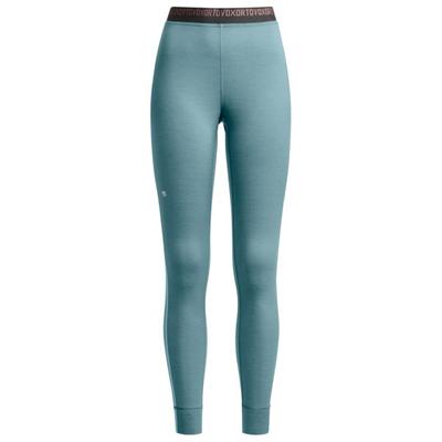 Ortovox - Women's 185 Rock'N'Wool Long Pants - Merinounterwäsche Gr M türkis Image