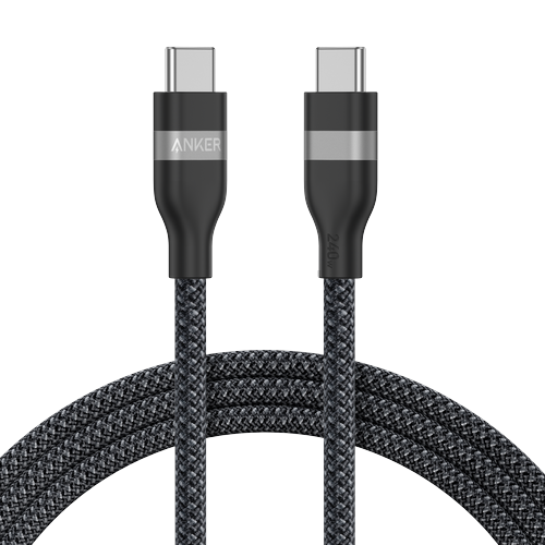 Anker USB-C to USB-C Cable (240W, Upcycled-Braided)