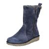 Stiefel EL NATURALISTA "El Naturalista Stiefel Leder", Damen, Gr. 41, blau (ocean), Leder, casual, Schuhe