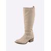 Stiefel ANDREA CONTI, Damen, Gr. 40, grau (taupe), Textil, modisch, Schuhe