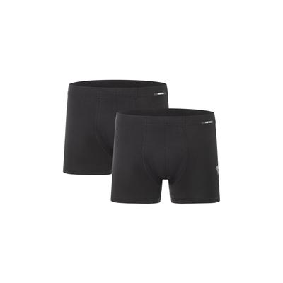 Boxershorts CAMP DAVID "casual", Herren, Gr. M, schwarz (race schwarz), Obermaterial: 95% Baumwolle, 5% Elasthan, unifarben, Unterhosen, mit elastischem Bund Image