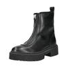 Stiefelette STEVE MADDEN "STEVE MADDEN Stiefelette Leder", Damen, Gr. 36, schwarz, Leder, casual, Schuhe