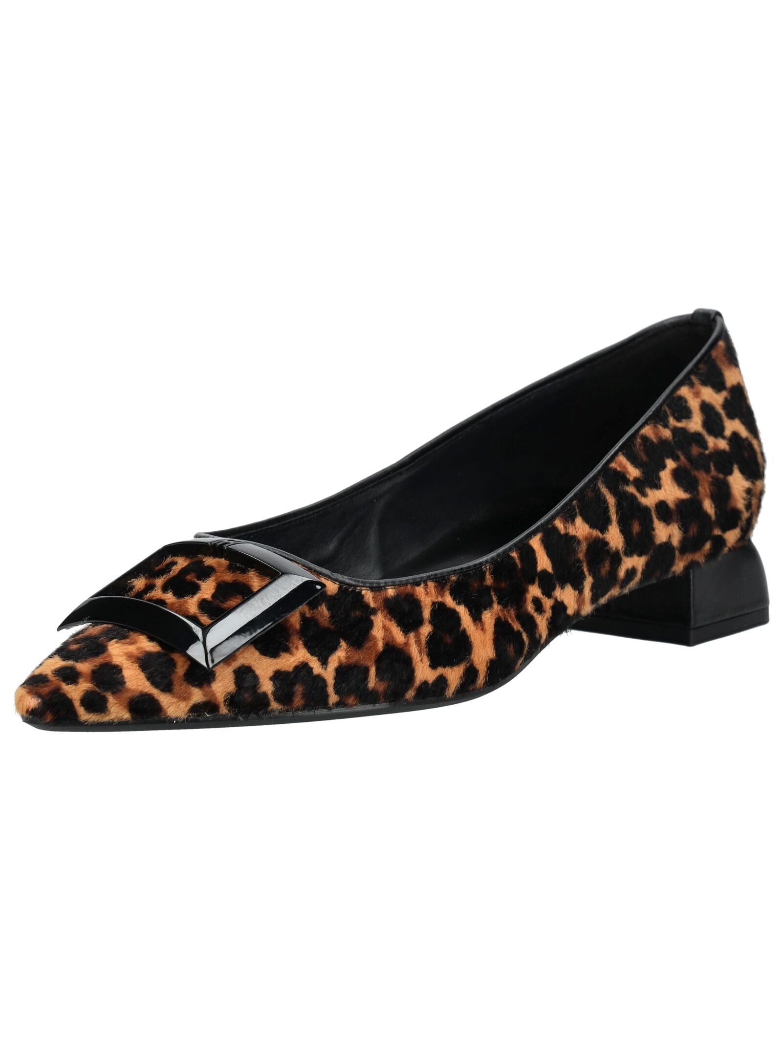 Pumps HÖGL "Högl Pumps Veloursleder", Damen, Gr. 37,5, braun (leopard), Veloursleder, Schuhe
