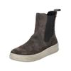 Stiefelette LEGERO "Legero Stiefelette Veloursleder", Damen, Gr. 41, grau, Veloursleder, casual, Schuhe