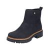 Stiefelette RIEKER "Rieker Stiefelette Lederimitat", Damen, Gr. 43, schwarz, Lederimitat, casual, Schuhe