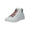 Sneaker ARA "Ara Sneaker Leder", Damen, Gr. 43, weiß (weiß, silber), Leder, casual, Schuhe