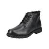 Schnürstiefelette CLARKS "Clarks Stiefelette Leder", Herren, Gr. 44,5, schwarz, Leder, casual, Schuhe