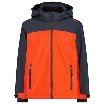 CMP - Boy's Jacket Snaps Hood Twill - Skijacke Gr 110 rot Image