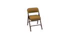 National Public Seating 3200 Series 2-Inch Thick Padded Folding Chair Set of 2 Color: Gold/Brown Fra