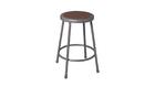 National Public Seating Heavy-Duty Steel Stool - Adjustable Height - 19 27