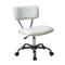 Office Star White Vista Chrome & Vinyl Desk Chair