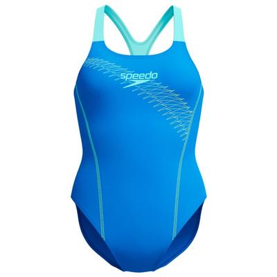 Speedo - Women's Medley Logo 1 Piece - Badeanzug Gr 34 blau Image