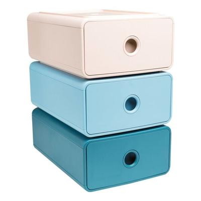 EXACOMPTA Schubladenbox Skandi Pazifikblau, 19x10.7x26.5 cm Image