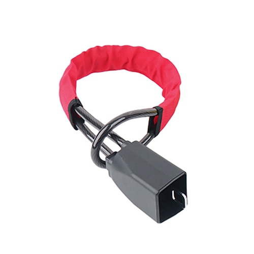 Verrou de volant de voiture, verrouillage de ceinture de sécurité, dispositif antivol, barre de sécurité antivol réglable avec câble en acier, verrou de sécurité rétractable pour la protection du