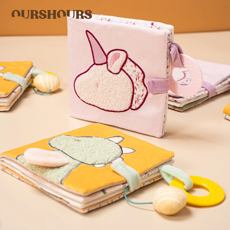 Montessori Baby Tuch Buch Frühes Lernen Sensorisches Spielzeug für Kleinkinder Kleinkinder Interaktive Aktivität Bücher Babys Pädagogisches Spielzeug