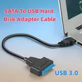 Cavo da USB 3.0 a SATA 2025 per HDD esterno da 2,5 pollici Adattatore per disco rigido SSD Cavo per computer adattatore per disco rigido SATA a USB