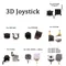 1 stück 3D Analog Sensor Stick Joystick für PSP 1000 2000 3000 PSV2000 für Schalter Joycon Für 2DS 3DS XL LL Neue 3DS XL LL