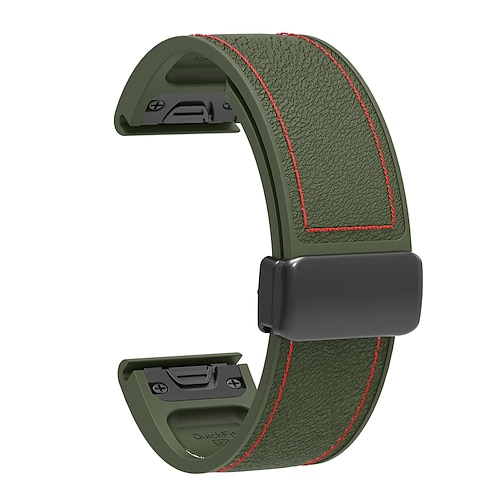 Uhrenarmband für Garmin Fenix 8 47mm 51mm 7X 6 6X Pro Epix Pro Instinct 2X Approach S70 S62 S60 Forerunner 955 945 Epix Marq Descent Quatix 22mm 26mm Edelstahl Silikon Ersatz Gurt Schnellspanner Image
